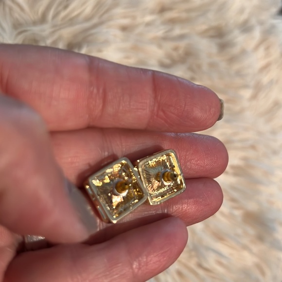 PINK ICE AND ZIRCON GLAMORUS EARRINGS - Picture 4 of 8